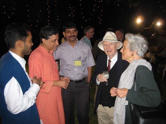 At a reception in India (Indian Institute of Technology in Bombay) attending the NAST