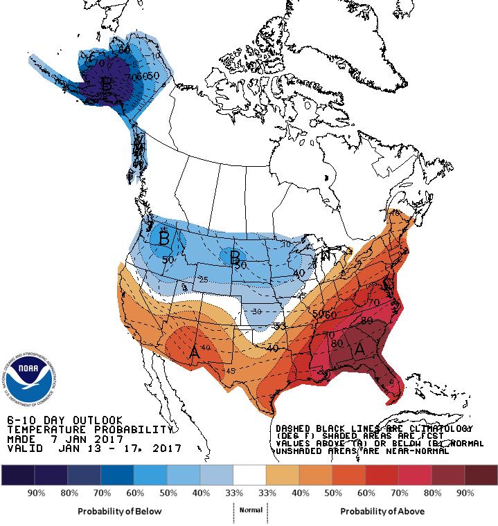 6-10 Day Outlooks http://www.cpc.ncep.noaa.gov/products/predictio ns/610day/610temp.new.gif http://www.cpc.ncep.noaa.gov/product s/predictions/610day/610prcp.