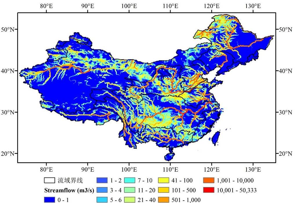 中国典型区域多尺度水文暴洪模 拟及预警系统的建立中国自动站与 CMORPH 降水产品融合的逐时降水量网格数据集 (1.0 版 ) (0.