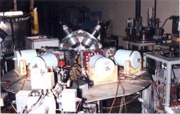 HCJain Figure 1. A photograph of the 4 CS-Clover array with a neutron detector array at TIFR. 2.