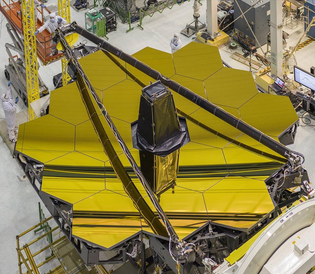 Astronomy Picture of The Month By Marissa Fanady The James Webb Space Telescope inside the clean room at NASA's Goddard Space Flight Center.
