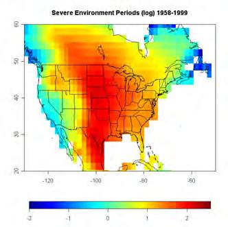 Reanalysis Proximity Soundings (1997-9) 100 Shear Sfc-6 km Wind Difference
