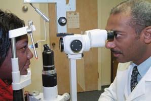 PHYSICS CAREERS Optometrist The job of an optometrist is to correct imperfect vision using optical devices such as eyeglasses or contact lenses.