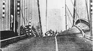 A more recent example of structural resonance occurred during the Loma Prieta earthquake near Oakland, California, in 1989, when part of the upper deck of a freeway collapsed.
