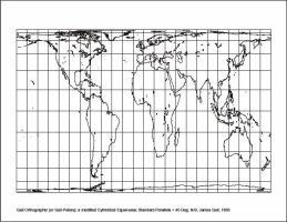Type of Map Pros Projection Mercator Shapes and directions are accurate Cons Size of continents is not accurate Gall-Peters Sizes of