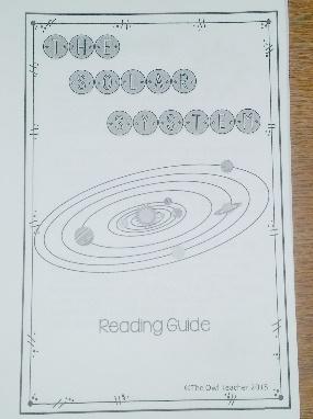 Your pages should be in order now and can be stapled to form a reading guide booklet for students.