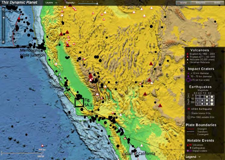 Step 4. Interpret the results Compare your results to your estimates from Step 1 as well as other indicators of crustal strain including regional tectonics (Fig. SA.2) and active faults (Fig. SA.3).