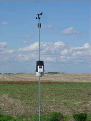 On-Farm Weather Station Easily deployed and expandable Wireless and solar powered Uses wireless repeaters to