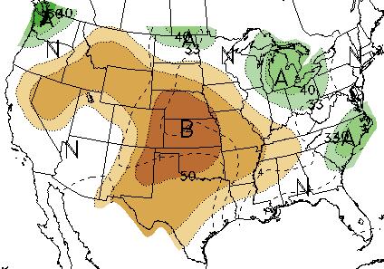 6 10 Day Weather Information WeatherManager Weekly Commentary: Tuesday s 6 10 day temperature outlook for July 18 th July 22 nd shows above to much above normal temperatures for most of the US other