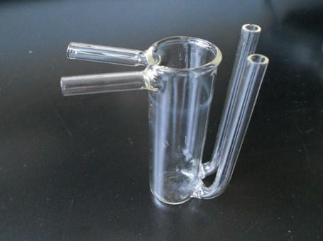 2 The CSTR is a cylindrical-shaped glass reactor with a liquid volume of 20 ml with two input tubes and two output tubes, as shown in Figure S6(b).