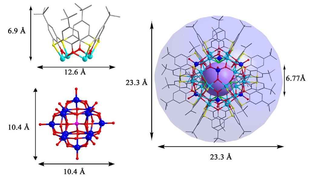 S2 The nanosize {Co4-TC4A} subunit, {PM12O4},