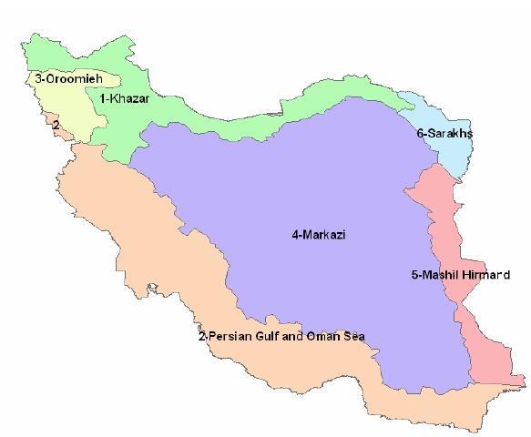 Iran watershed The watershed of Iran include 6 basins which are equal to the total area of the country. http://www.fao.org/nr/water/aquastat/countries_regions/profile_segments/irn- Fig.4.