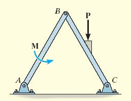 EXAMPLE 3 For the frame, draw the free-body diagram of (a) each