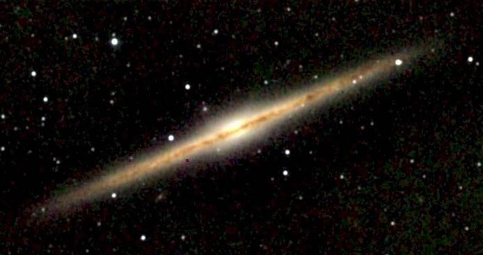 NGC 891, also in starlight (nearinfrared), from the