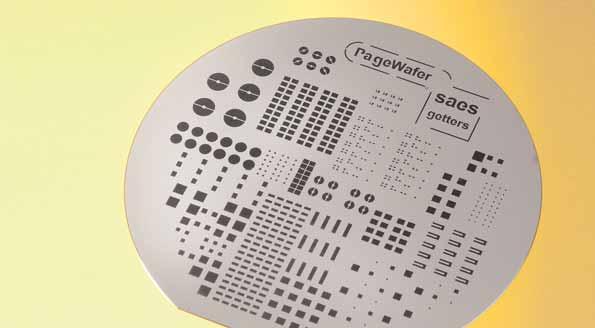 PageWafer HIGHLIGHTS General Features Easiest getter integration into wafer-level MEMS Compatible with silicon and glass substrates up to 8 diameter Composition and thickness tailored to process and