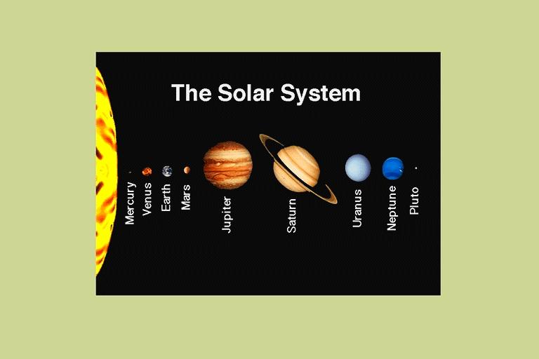 S Order of Planets from the Sun Sizes