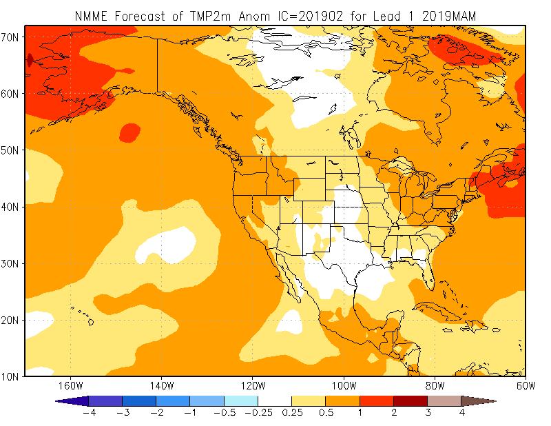 Most long lead models are expecting above seasonal temperatures over the next three months over the province, but three are expecting below normal temperatures (Figure 7).
