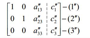 Steps of Gauss-Jordan Elimination (ex.