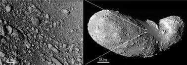 Linkage between asteroids and meteorites 33 km covered with