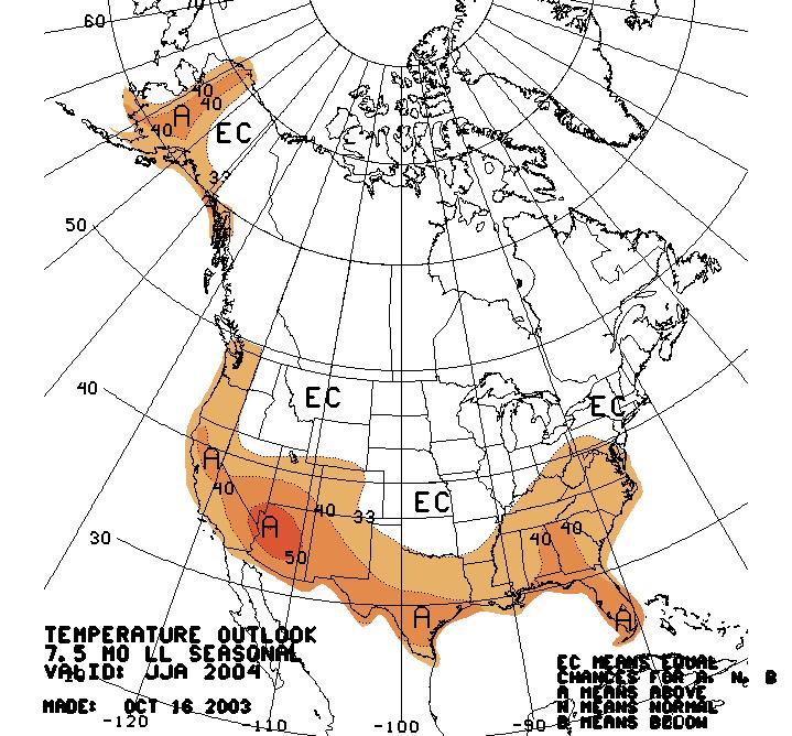 Temperature Jun Aug 2004 From the Colorado Prediction Center http://www.cpc.ncep.