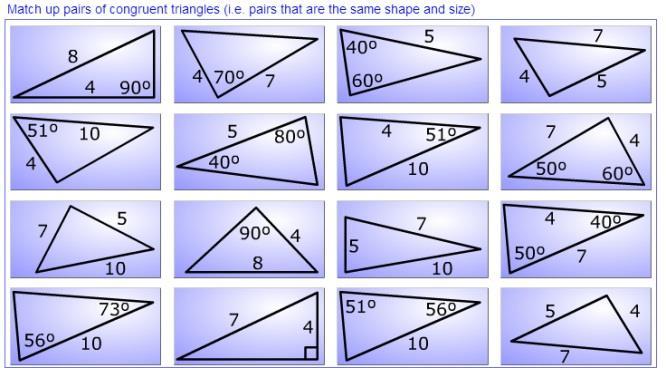 Apply similarity to calculate unknown lengths in similar figures Understand the relationship between lengths, areas and volumes of similar shapes Units Assessed