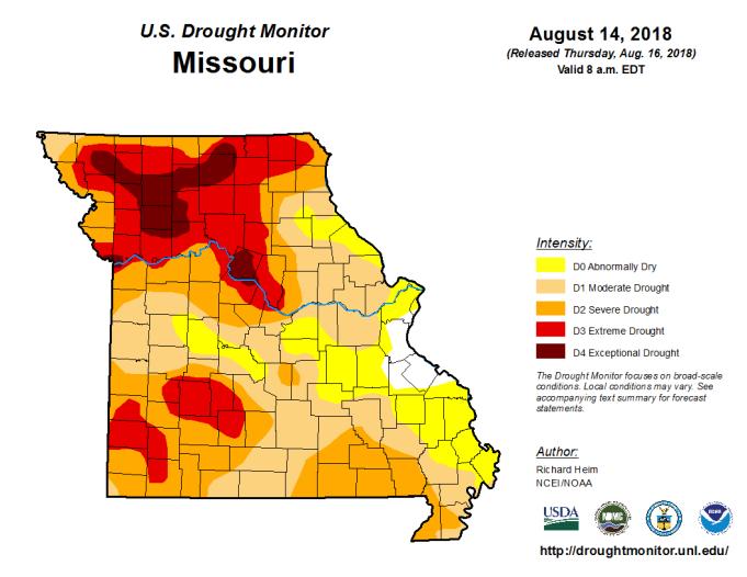 Collection of Drought Impacts Missouri
