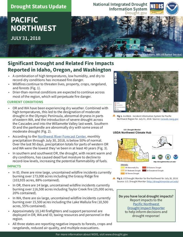 Current Drought Response https://www.drought.