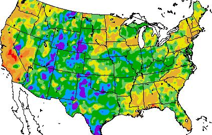 Current Headlines Percent of Normal Precipitation (%) 8/12/2014 8/13/2015 Percent of Normal Precipitation (%) 8/12/2012 8/13/2015 Dirt Like Concrete Choking U.S.