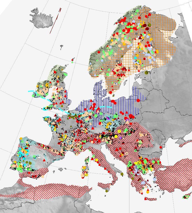 controls on mineralisation in the EU