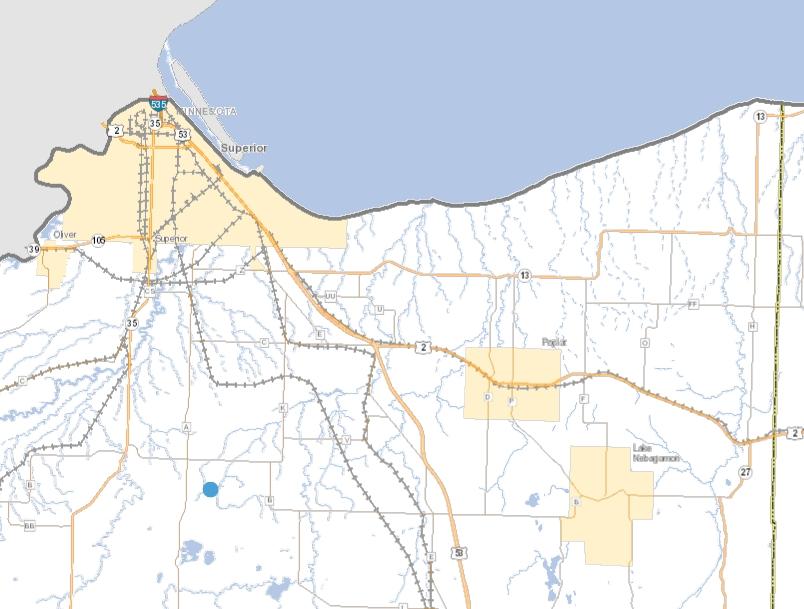 Surface Water Data Viewer Map Legend Municipality State Boundaries County Boundaries Major Roads Interstate Highway State Highway US Highway County and Local Roads County HWY Local Road Railroads