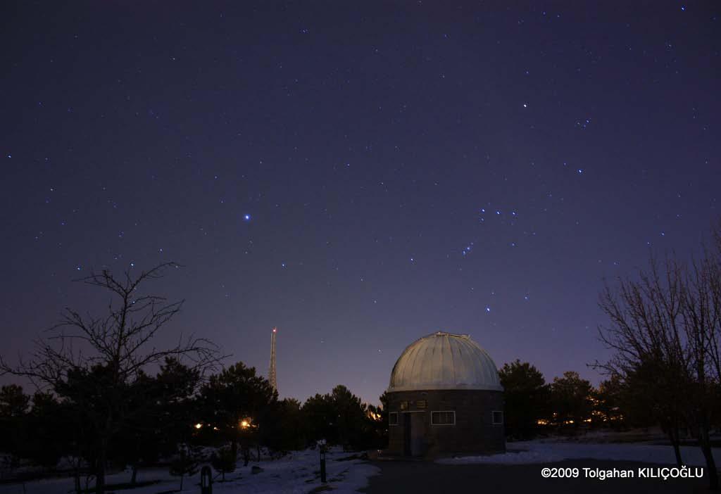 Ankara University Observatory Exp.