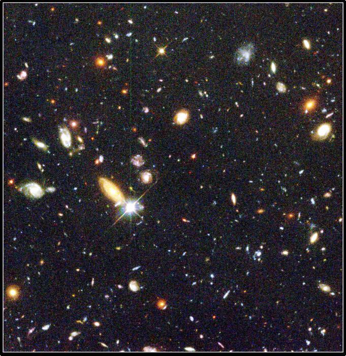 Types of Galaxies Our own galaxy, the Milky Way, appears to us on Earth as a hazy white band of light in the night sky. In fact, it consists of about 400 billion stars.