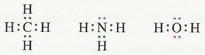 For simple molecules; such as: Methane