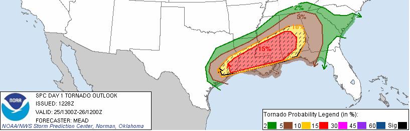 region of utmost concern as a moderate risk is currently in place The primary threats will remain