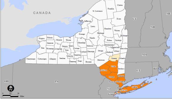 Island, NY FEMA-4085-DR-New York = Individual and Public Assistance counties = Public Assistance county New Jersey (State EOC at Level II, Enhanced Ops) 24
