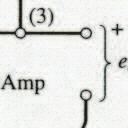 The gain k a of the OpAmp is negative, and its input current