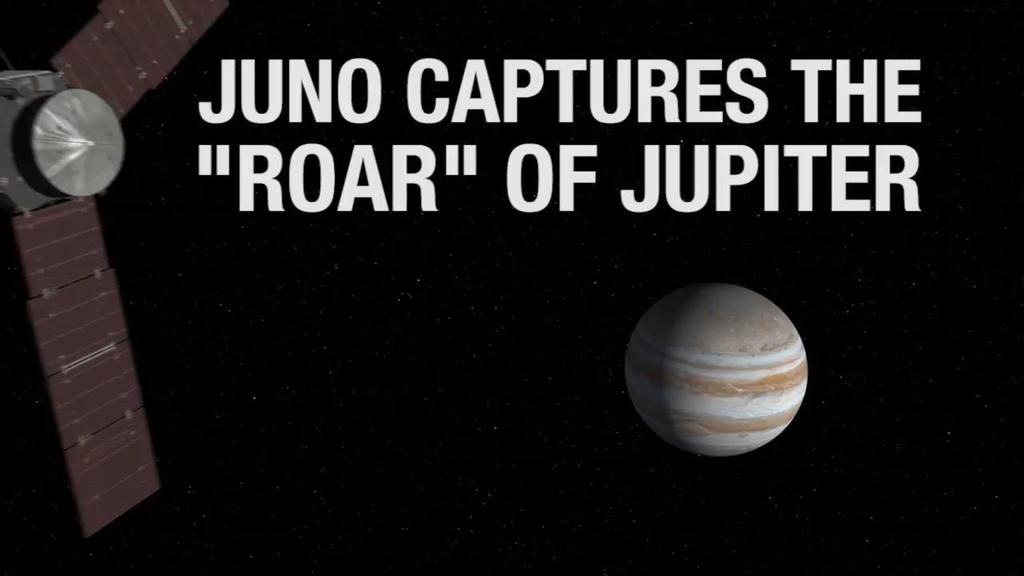 Juno Captures the 'Roar' of Jupiter https://www.youtube.com/watch?v=8ct_txweo5i Juno has crossed the boundary of Jupiter's immense magnetic field.