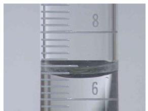 How much uncertainty is there in this Figure 6: Water in 100mL Cylinder 19. What is the scale increment for the 10 ml graduated cylinder in Figure 7? 20.