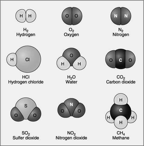Chemical forms of matter Molecules and compounds Figure 2.