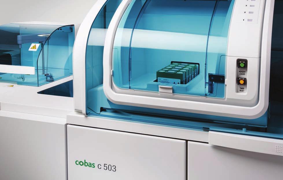 Use your space intelligently with cobas green packs More tests per pack Up to 3 300 tests per cobas c