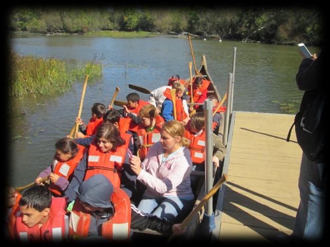 Half of our class did the canoeing and the other half learned about the early French