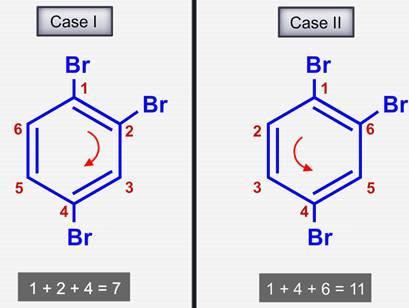 If more than 2 substituents are present, Substituents are named alphabetically; the
