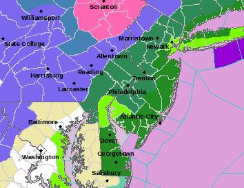 Winter Storm Warning (Pink Color) Current Headlines Gale Warning (Tonight and Tuesday) Northern NJ Coastal Waters