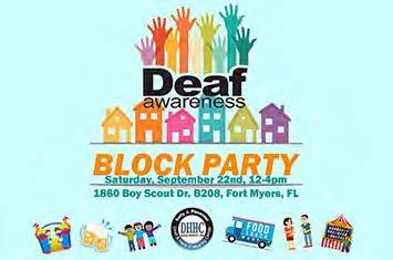 Deaf Awareness Block Party Journalism Class Please join us for our community block party to celebrate National Deaf Awareness month!