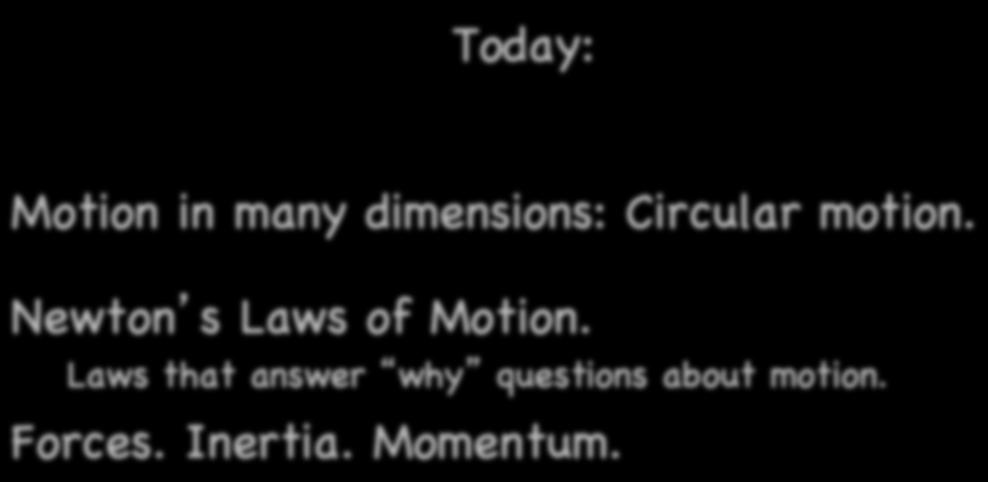 Lecture 5 Physics 2A Olg Dudko UCSD Physics Tody: Motion in mny dimensions: