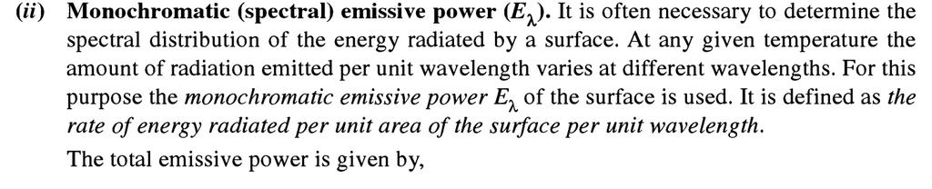 UNIT-V Radiation Heat Transfer Radiation, energy transfer across a system boundary due to a