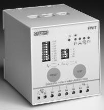 The T model possesses an additional thermal protection function via PTC probe. The FWIT model is the most complete in the range, integrating a protection function against phase inversion.