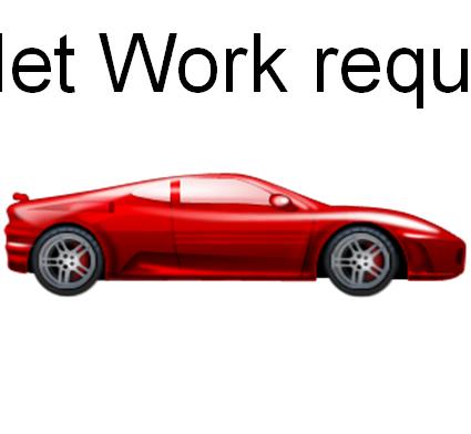 Example Net Work required to accelerate a