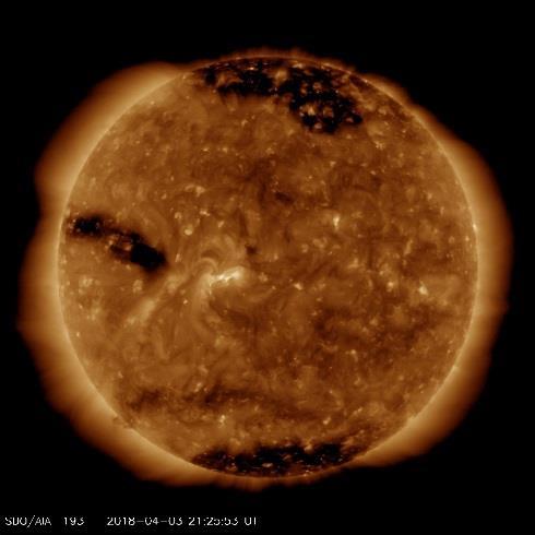 Space Weather Summary / Outlook Space Weather Summary April 4 th, 2018 Solar Flare Radio Blackout (R Scale) Past 48 Hours Forecast: