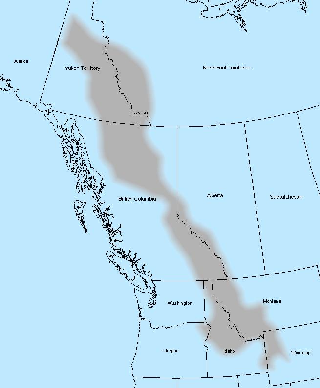 The Yellowstone to Yukon (Y2Y) Roughly defined by the